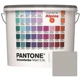 ALPINA Wandfarbe »Pantone«, Wandfarbe »Pantone«, Innenfarbe Vapor Blue 2,5 Liter matt - grau