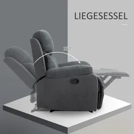 Homcom Relaxsessel Einzelsofa Liege 150° neigbar Fernsehsessel Liegesessel TV-Sessel mit Liegefunktion 97 x 88 x 102 cm