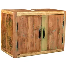 Woodkings Waschbeckenunterschrank Kalkutta - Braun