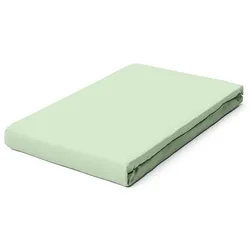 Elastik-Feinjersey-Spannbetttuch Pure Schlafgut grün, 019