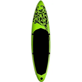 vidaXL Aufblasbares Stand Up Paddle Board Set 305x76x15 cm Grün