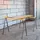 DURHAND Arbeitsbock Metall 99,5 x 50 x 76 cm Gelb
