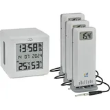 TFA Dostmann TFA.me Starter Set WLAN Gateway ID-01 mit 3 Sendern ID-A3 35.8104.02, weiß