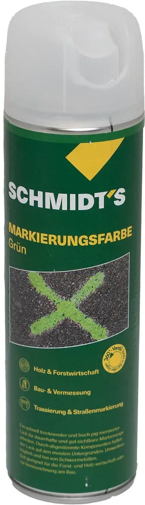 Schmidt`s Baustellen Markierspray -  grün