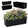 Kadax Blumenkasten 18,5 x 56 cm Schwarz