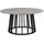 [en.casa] Buzzard Schwarz Bambus Ø90 x 45 cm