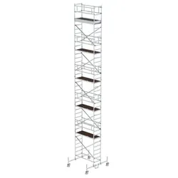 Fahrgerüst Arbeitshöhe 12500mm Plattform 750 x 1800mm