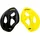 Finis Iso Swim Hand Paddles, Yellow/Black, M,