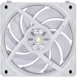 Lian Li UNI FAN P28 Gehäuselüfter, 3 Lüftergeschwindigkeiten, Fluid Dynamic Bearing, Daisy Chaining, 120mm, Einzelpackung, Weiß
