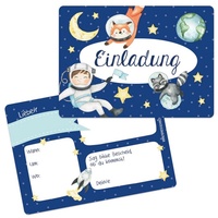 PAPIERDRACHEN Einladungskarten 12 Einladungskarten in 5 verschiedenen Motiven erhältlich, Made in Germany