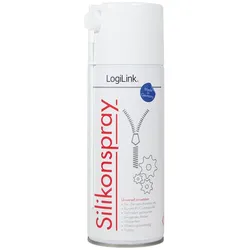 LogiLink Silikonspray 400ml farblos, wasserfest und witterungsbeständig