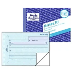 AVERY Zweckform Quittung, inkl. MwSt. Formularbuch 321