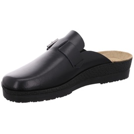 ROHDE 1511 Neustadt-H Schuhe Herren Sandalen Pantoletten Leder Clogs, Größe:40 EU, Farbe:Schwarz - 40