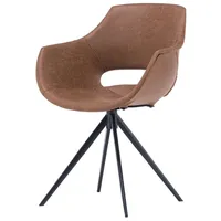 KAWOLA Zaja Microfaser drehbar vintage cognac