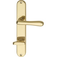 Marchesi 1022.15W.002.M Drückergarnitur ELEGANT 22-auf Langschild WC Entfernung 90mm,