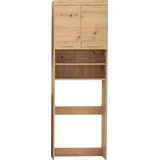WELLTIME Avena Waschmaschinenumbauschrank 63 x 24 x 187 cm Beige