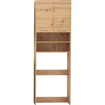 WELLTIME Avena Waschmaschinenumbauschrank 63 x 24 x 187 cm Beige