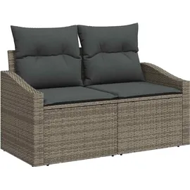 vidaXL Garten-Lounge-Set 10-tlg. grau