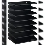 Durable Sortierstation schwarz mit 8 Fächer