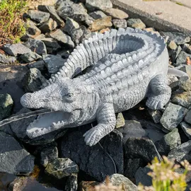 esotec Wasserspiel Krokodil liegend