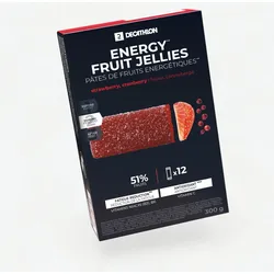 Fruchtgelee Riegel Energy Erdbeere Cranberry Acerola Ecosize 12 × 25 g EINHEITSGRÖSSE