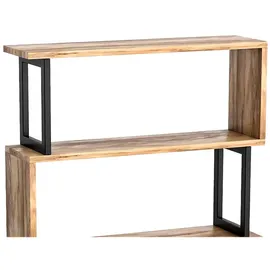 vente-unique Bücherregal 80 x 128 x 22 cm Braun