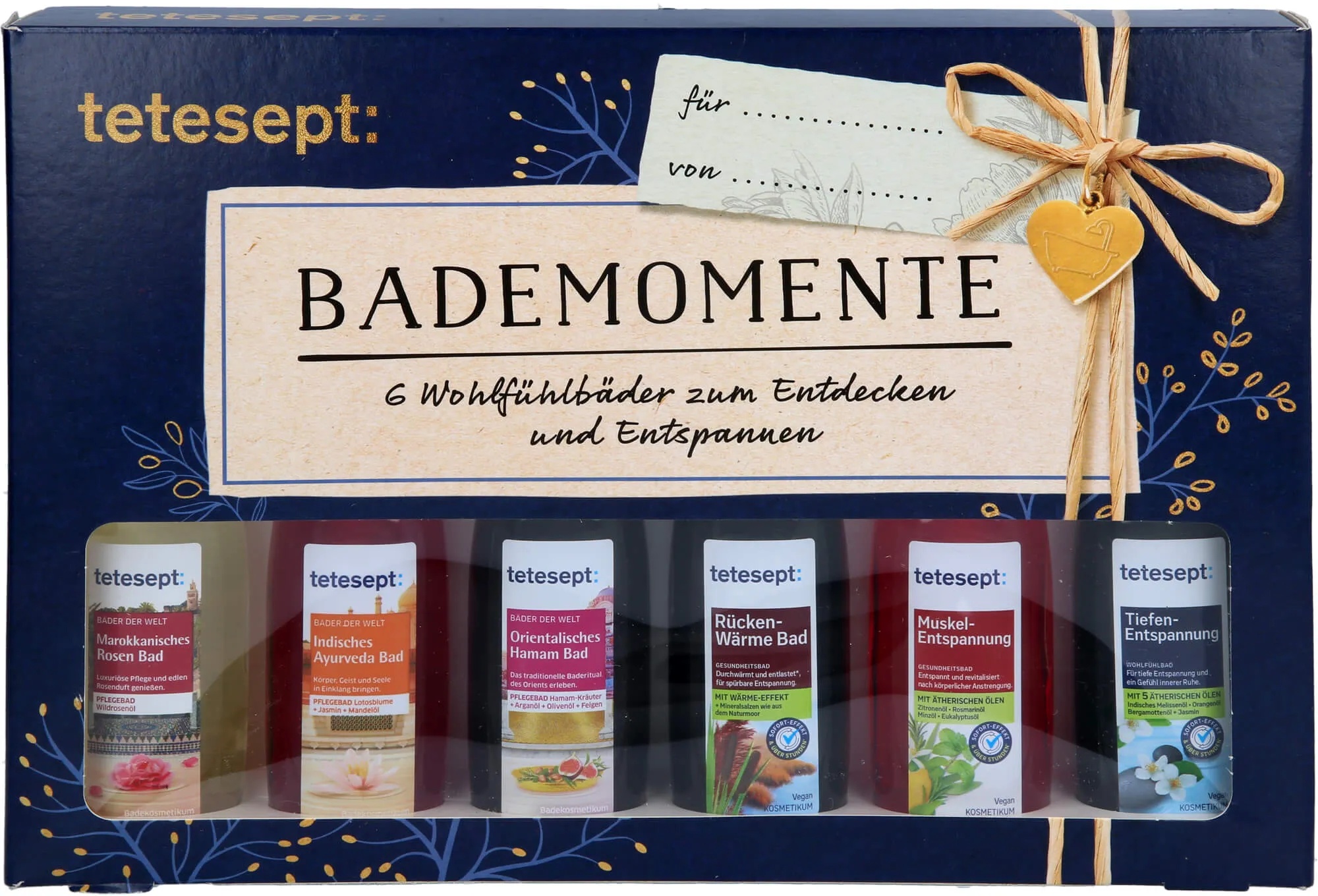 Tetesept Geschenkset Bademomente 120 ML