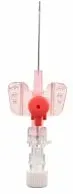 Dispomed VASUFLO® INT safety Venenverweilkanüle 4920 , 1 Packung = 50 Stück, 20G, Ø 1,10 x 32 mm, rosa