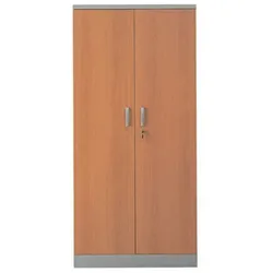 PROREGAL Aktenschrank Beetle | HxBxT 195x92x42 cm | Silber-Erle