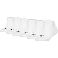 Puma Sneakersocken 6er Pack Weiß 39-42