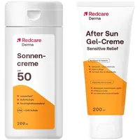 Redcare Nasendusche mit Nasenspülsalz+ Nasenspuelsalz 200+200 ml