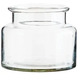 Glasvase klar Ø 15 cm