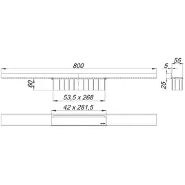 Dallmer CeraWall Select Edelstahl matt