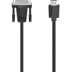 Hama 00200715 DVI-Kabel 1,5 m HDMI Typ A (Standard) DVI-I Schwarz