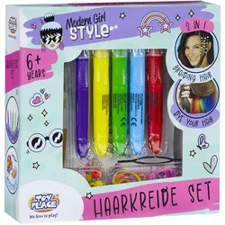 Müller - Modern Girl Style - Haarkreide Set mit 5 Farbstiften