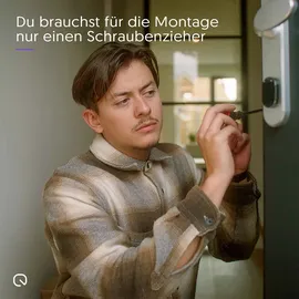 Shelly LOQED Touch Smart Lock Black Edition Türschlossantrieb, Türöffner-Steuerung Bluetooth,