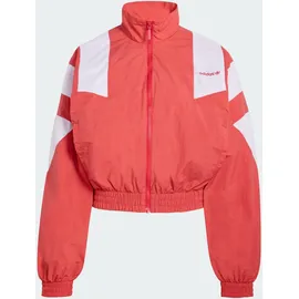 adidas BLOCKED WASHED ZIPPED TRACKTOP Trainingsanzug Rot XL