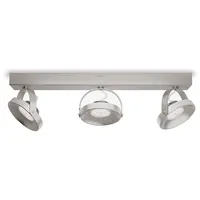 Philips myLiving LED Spot Spur 3-flammig Metall 4,5 W Edelstahl gebürstet