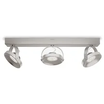 Philips myLiving LED Spot Spur 3-flammig Metall 4,5 W Edelstahl gebürstet