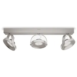 Philips myLiving LED Spot Spur 3-flammig Metall 4,5 W Edelstahl gebürstet
