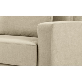 Sofa.de Schlafsofa braun - Mikrofaser ¦ beige ¦ Maße (cm): B: 166 H: 90 T: 95