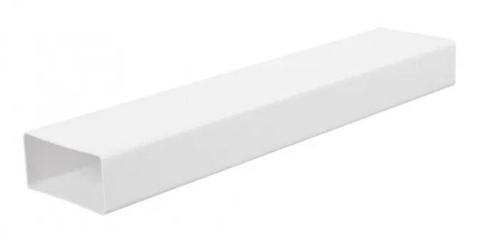 Kabelkanal Lüftungsrohr Flachkanal TV HiFi Computer Lampen 110x55mm 1m airRoxy 7822