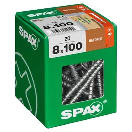 SPAX Tellerkopf Holzschraube Ø 8 mm x 100 mm 20 Stück