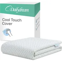nivion Cool Touch Topper Ersatzbezug 90 x 200 cm Weiß