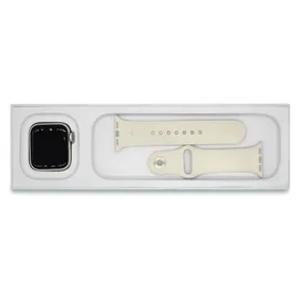Apple Watch SE 2024 GPS 40 mm Aluminiumgehäuse Polarstern, Sportarmband Polarstern S/M