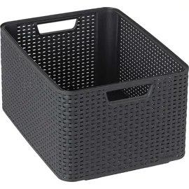 Curver Aufbewahrungskorb Curver Style L 44,5 x 0,0 x 0,0 cm grau