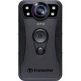 Transcend TS128GDPB40A Bodycam Spritzwassergeschützt, GPS, Interner Speicher