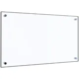 deluke Küchenrückwand Glas 70x40cm Transparent Wandverklediung Küche Wandschutz Spritzschutz Herdspritzschutz Glasplatte