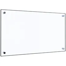 deluke Küchenrückwand Glas 70x40cm Transparent Wandverklediung Küche Wandschutz Spritzschutz Herdspritzschutz Glasplatte