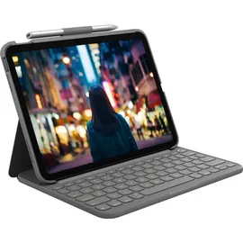 Logitech Slim Folio für iPad 10 (2022) Grau